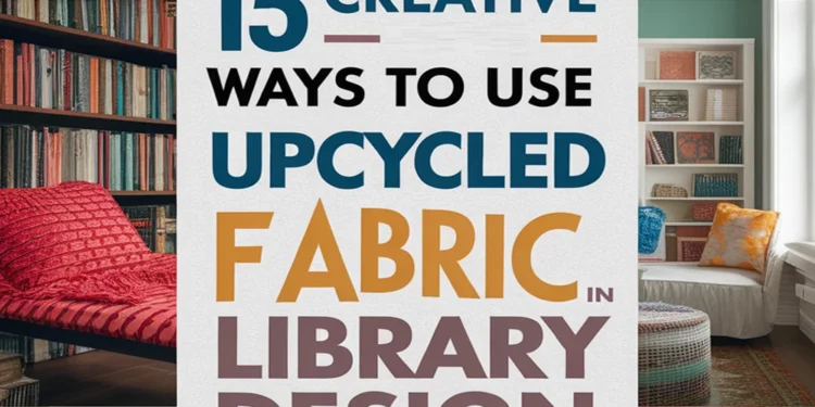 Image for: 15 Creative Ways to Use Upcycled Fabric in Urban Library Living Design