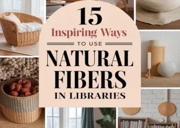 Image for: 15 Inspiring Ways to Create Artistic Library Spaces Using Natural Fibers