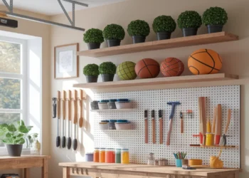 Image for: 15 Tips for Family-Friendly Living in the Garage Using Recycled Wood