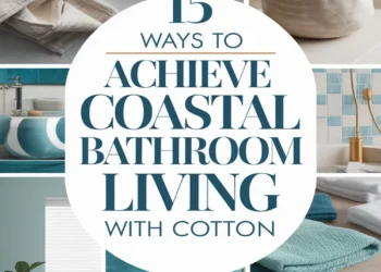 Image for: 15 Ways to Achieve Coastal Living in Your Bathroom Using Organic Cotton