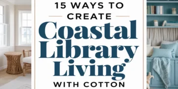 15 Ways to Achieve Coastal Living in Your Library Using Organic Cotton 46 Image for: 15 Ways to Achieve Coastal Living in Your Library Using Organic Cotton