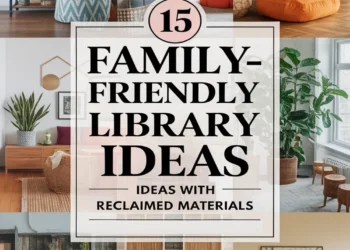 Image for: 15 Ways to Create a Family-Friendly Library Using Reclaimed Materials