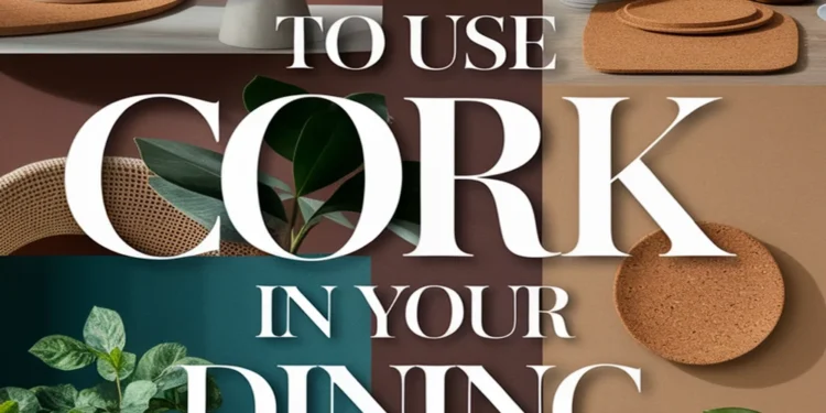 Image for: 15 Ways to Use Cork in Your Farmhouse Dining Room