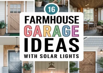 Image for: 16 Creative Ideas for Farmhouse Living in Your Garage Using Solar-Powered Lights