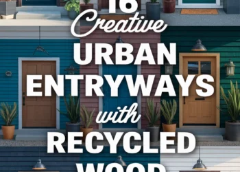 Image for: 16 Creative Ways for Urban Living Entryways Using Recycled Wood