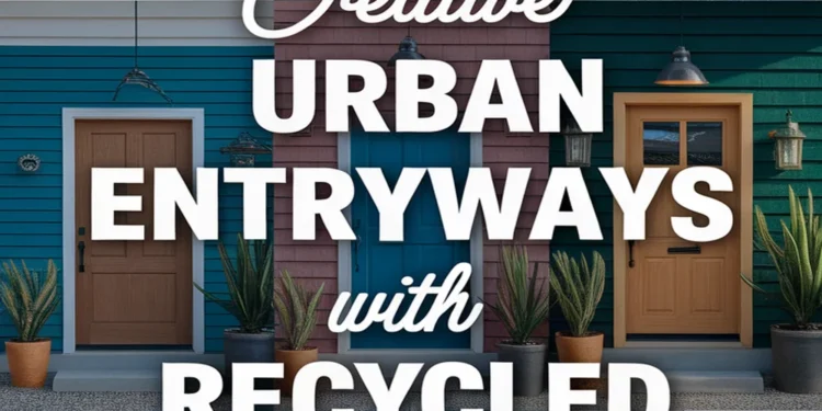 Image for: 16 Creative Ways for Urban Living Entryways Using Recycled Wood