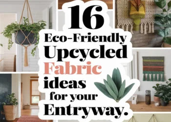Image for: 16 Eco-Friendly Ways to Use Upcycled Fabric in Your Entryway