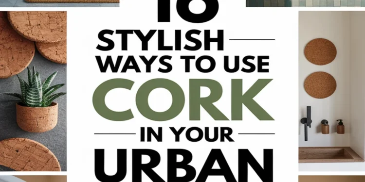 Image for: 16 Stylish Ways to Use Cork in Your Urban Living Bathroom