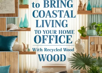 Image for: 16 Ways to Create Coastal Living in Your Home Office Using Recycled Wood