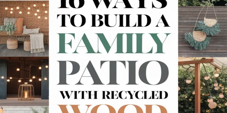 Image for: 16 Ways to Create a Family-Friendly Outdoor Patio Using Recycled Wood