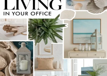 Image for: 16 Ways to Embrace Coastal Living in Your Home Office Using Organic Cotton