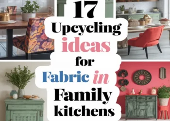 Image for: 17 Creative Uses for Upcycled Fabric in Family-Friendly Kitchen Living