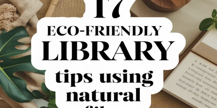 Image for: 17 Ways for Eco-Friendly Living in Libraries Using Natural Fibers