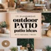Image for: 17 Ways for a Glamorous Outdoor Patio Lifestyle Using Natural Fibers