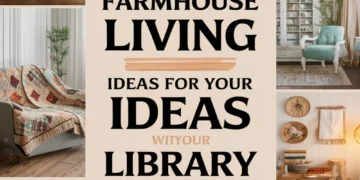 Image for: 17 Ways to Achieve Farmhouse Living in Your Library Using Upcycled Fabric