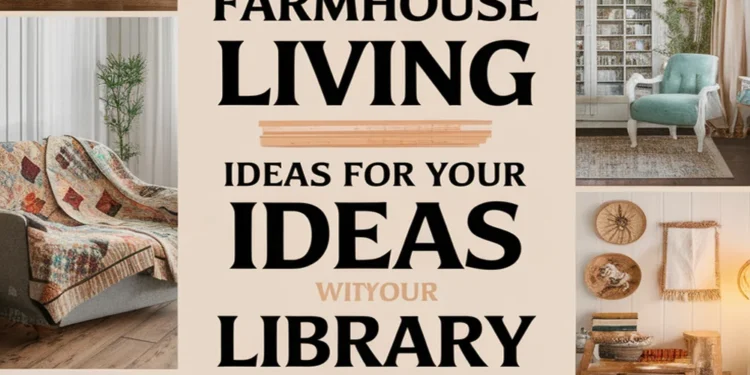 Image for: 17 Ways to Achieve Farmhouse Living in Your Library Using Upcycled Fabric