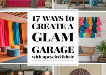 Image for: 17 Ways to Achieve a Glamorous Garage Lifestyle Using Upcycled Fabric
