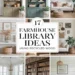 Image for: 17 Ways to Create a Farmhouse Living Library Using Recycled Wood