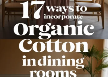 Image for: 17 Ways to Use Organic Cotton in Your Farmhouse Dining Room