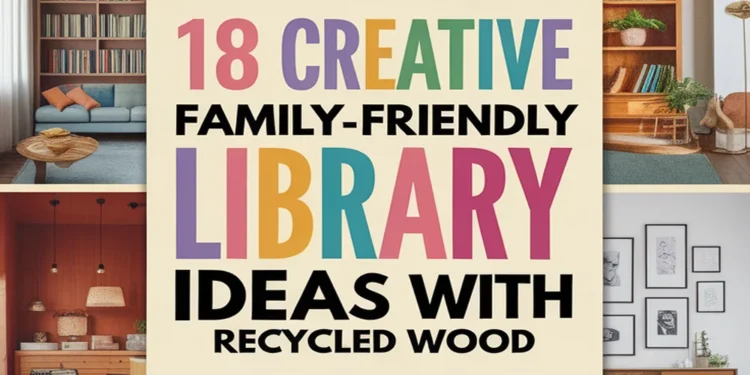 Image for: 18 Creative Ways for Family-Friendly Living in a Library Using Recycled Wood