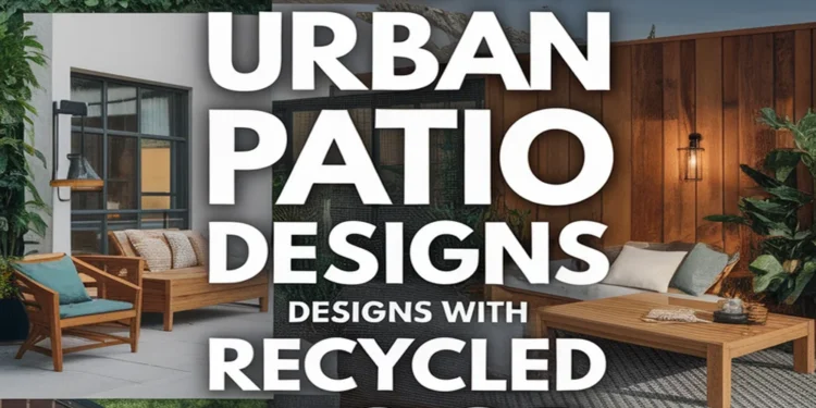 Image for: 18 Creative Ways for Urban Patio Design Using Recycled Wood