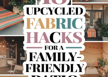 Image for: 18 Must-Try Hacks Using Upcycled Fabric for a Family-Friendly Outdoor Living Patio
