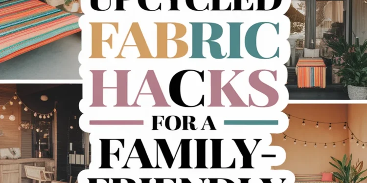 Image for: 18 Must-Try Hacks Using Upcycled Fabric for a Family-Friendly Outdoor Living Patio