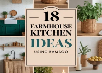 Image for: 18 Ways for Farmhouse Living in Your Kitchen Using Bamboo