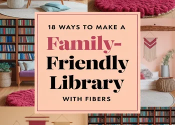 Image for: 18 Ways to Create a Family-Friendly Library Using Natural Fibers