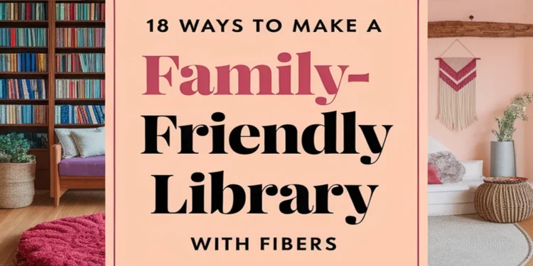 Image for: 18 Ways to Create a Family-Friendly Library Using Natural Fibers