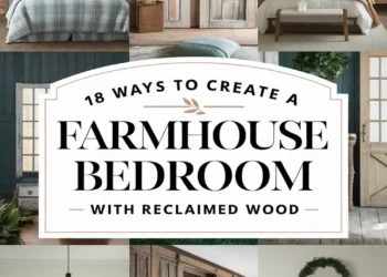 Image for: 18 Ways to Create a Farmhouse Bedroom Using Reclaimed Materials