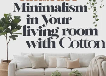 Image for: 18 Ways to Embrace Minimalist Lifestyle in Your Living Room Using Organic Cotton