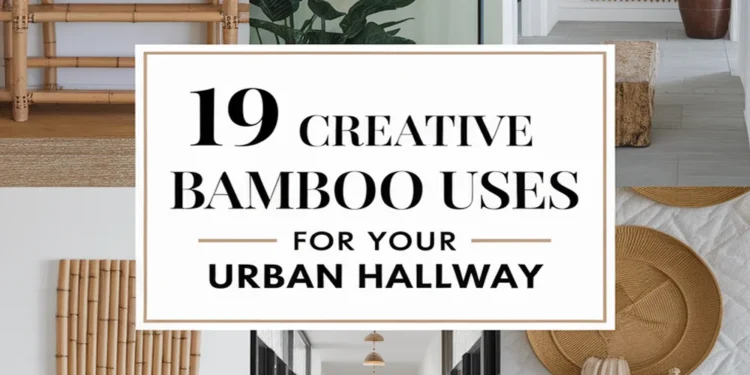 Image for: 19 Creative Ways of Using Bamboo in Your Urban Living Hallway