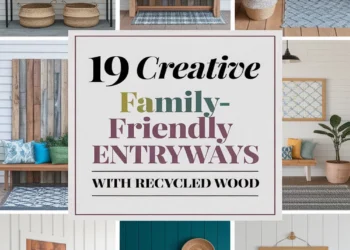 Image for: 19 Creative Ways to Create a Family-Friendly Living Entryway Using Recycled Wood