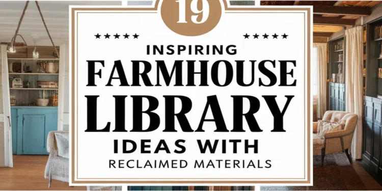 19 Inspiring Ways for Farmhouse Living in Your Library Using Reclaimed Materials 1 Image for: 19 Inspiring Ways for Farmhouse Living in Your Library Using Reclaimed Materials