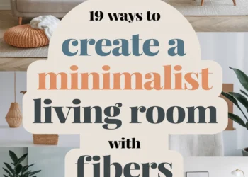 Image for: 19 Ways to Achieve a Minimalist Lifestyle in Your Living Room Using Natural Fibers