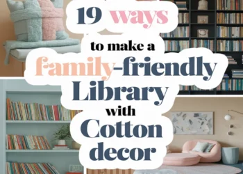 Image for: 19 Ways to Create a Family-Friendly Library Using Organic Cotton Decor