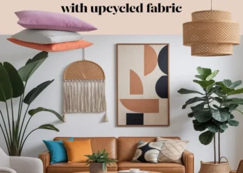 Image for: 20 Creative Ways for Eco-Friendly Living Room Decor Using Upcycled Fabric