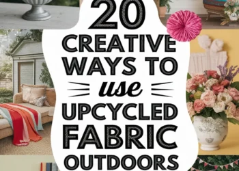 Image for: 20 Creative Ways for Using Upcycled Fabric in Artistic Outdoor Patio Spaces