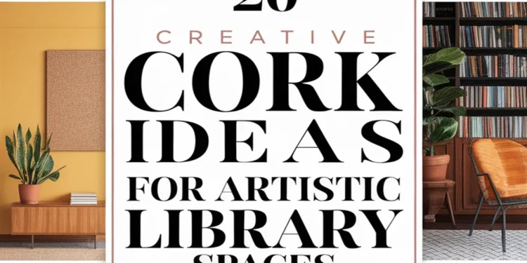 Image for: 20 Creative Ways of Using Cork in Artistic Library Spaces