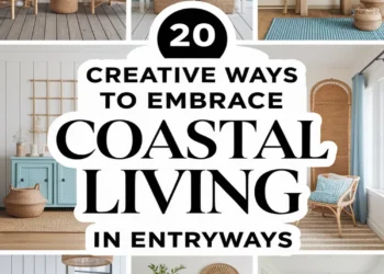 Image for: 20 Creative Ways to Embrace Coastal Living in Your Entryway Using Upcycled Fabric