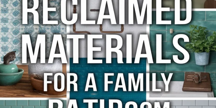 Image for: 20 Reclaimed Materials for a Family-Friendly Bathroom