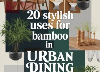 Image for: 20 Stylish Ways to Use Bamboo in Your Urban Dining Room