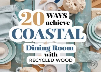 Image for: 20 Ways to Achieve Coastal Living in Your Dining Room Using Recycled Wood