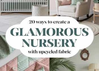 Image for: 20 Ways to Create a Glamorous Nursery Using Upcycled Fabric