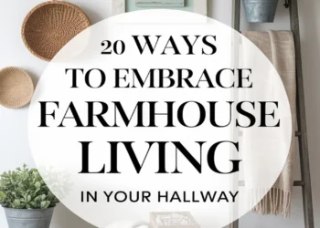 Image for: 20 Ways to Embrace Farmhouse Living in Your Hallway Using Organic Cotton