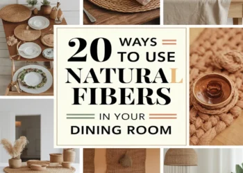 Image for: 20 Ways to Use Natural Fibers in Your Farmhouse Dining Room