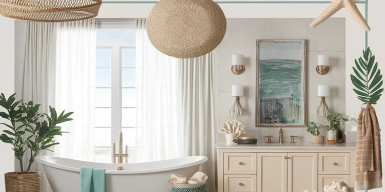Image for: Achieve Coastal Living in Your Bathroom Using Cork Decor
