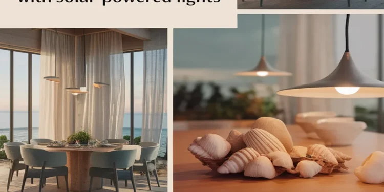 Image for: Achieve Coastal Living in Your Dining Room Using Solar-Powered Lights