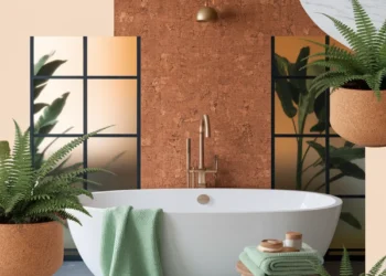 Image for: Achieve a Glamorous Bathroom Lifestyle Using Cork DÃ©cor